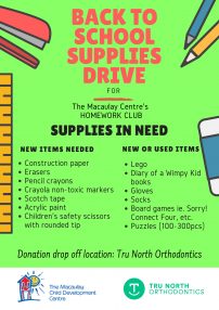 Back to School Drive!