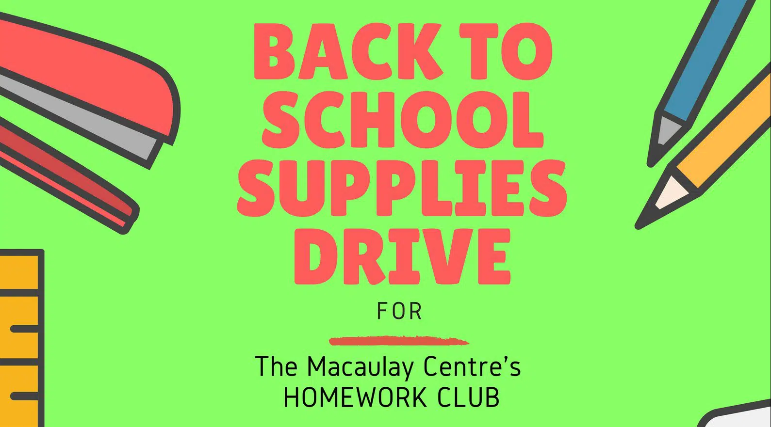 Back to School Drive!